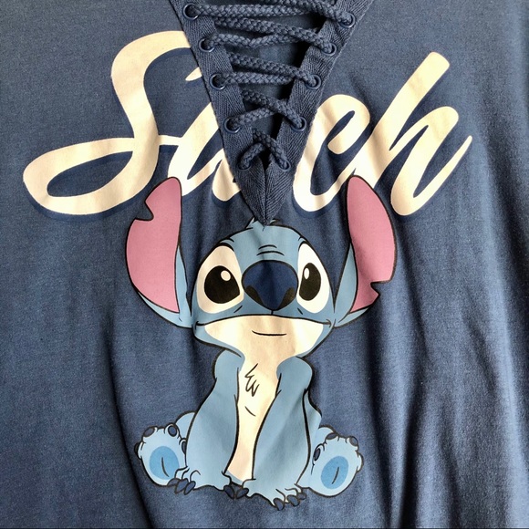 Disney Lilo & Stitch T-Shirt with Lace-Up Front - Picture 6 of 14